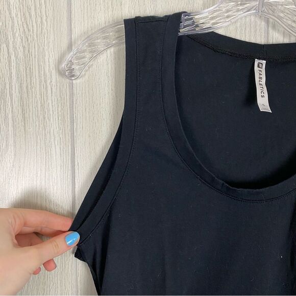 Fabletics | Black Mariela Open Tie Back Tank Top Size Small - Picture 5 of 7